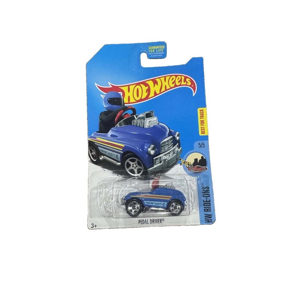 2017 Mattel Hot Wheels J Case Treasure Hunt HW Ride-Ons 5/5 Pedal Driver NIP